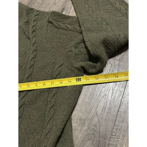 Jos. A. Bank Olive Green Zip Up Sweater - Picture 5 of 6